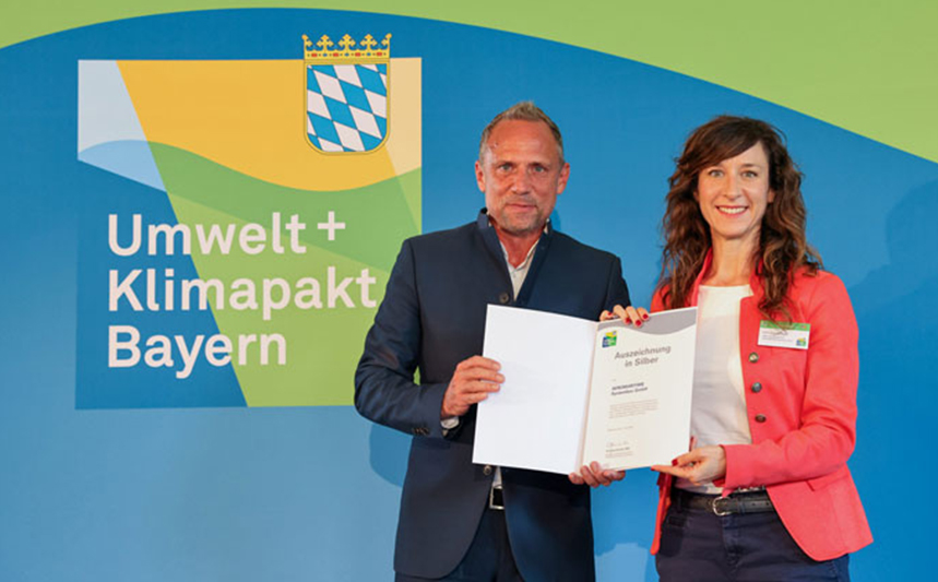 Silver Certificate Presented by the Bavarian State Ministry